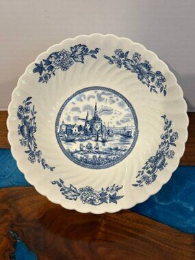 Vintage Johnson Brothers Tulip Time 8" Vegetable Serving Bowl